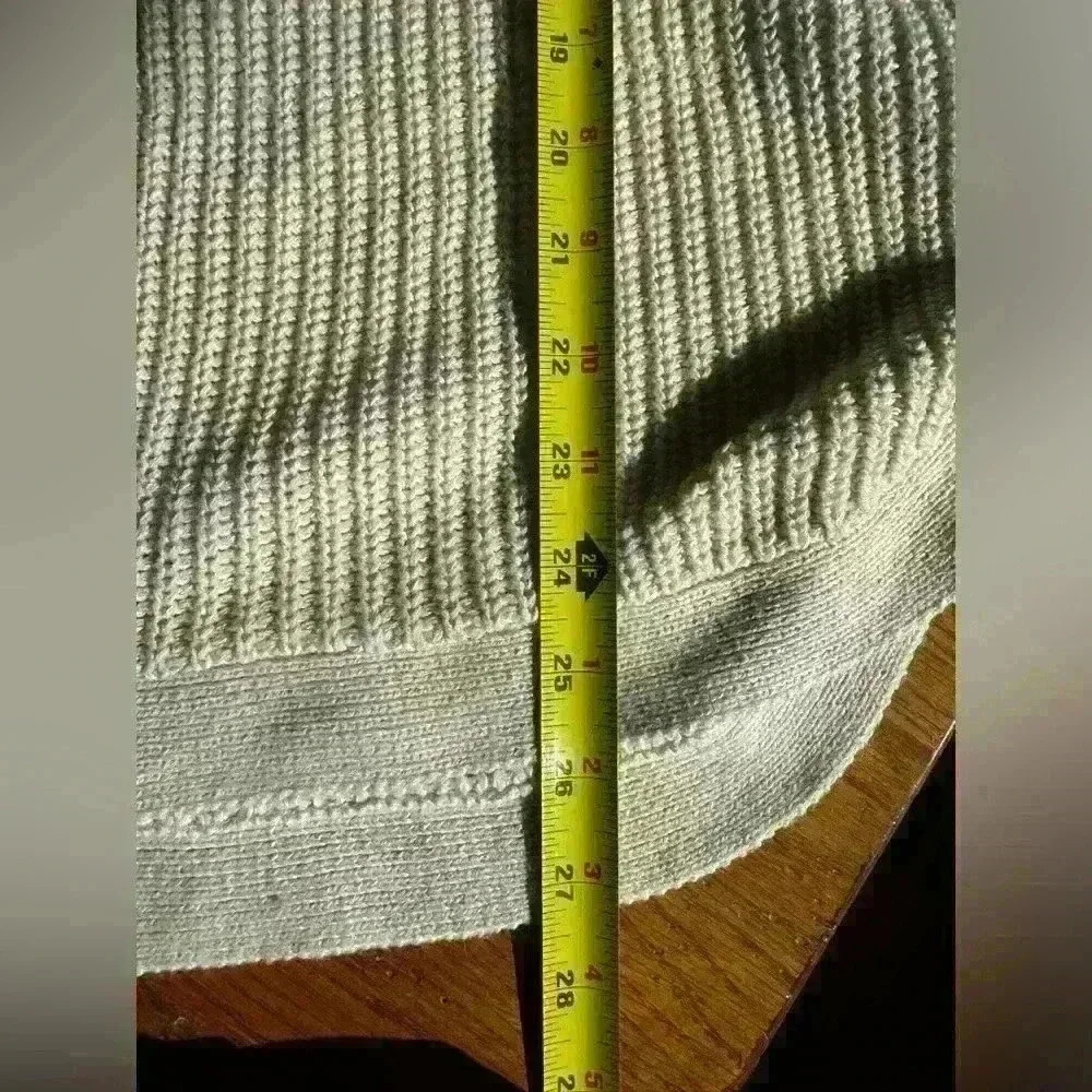 RD Style casual women’s knit sweater beige size Large oversized - Picture 12 of 13